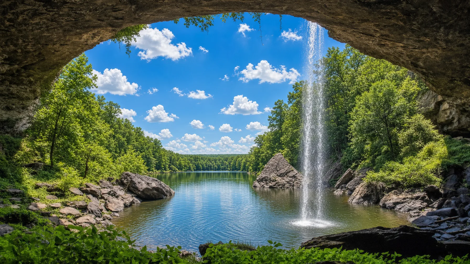 Noccalula Falls in Gadsden