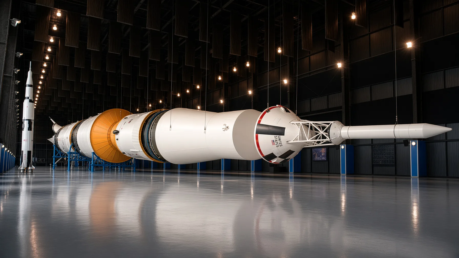The Saturn V rocket at the U.S. Space & Rocket Center, Huntsville