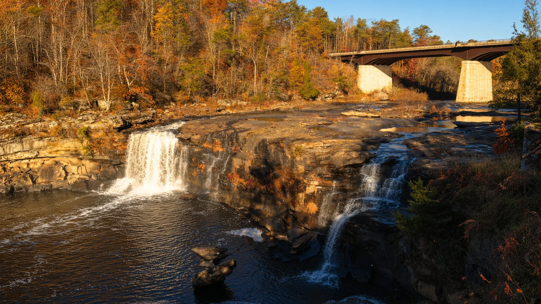 Little River Falls in Little River Canyon National Preserve